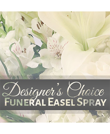 Funeral Easel Spray Designer's Choice in Amarillo, TX | Fleurish Designs