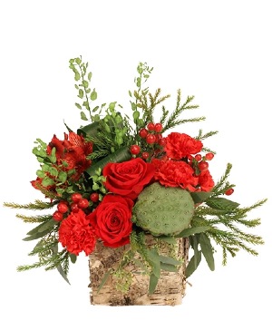 Gorgeous Greens & Reds Flower Arrangement