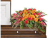 TRIUMPHANT TRIBUTE Casket Spray